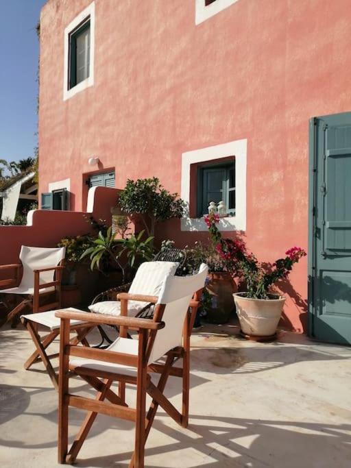 Casa Dei Melograni At Vourlidia Leros Villa Vromólithosz Kültér fotó