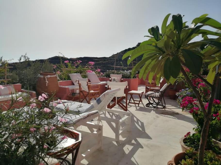 Casa Dei Melograni At Vourlidia Leros Villa Vromólithosz Kültér fotó