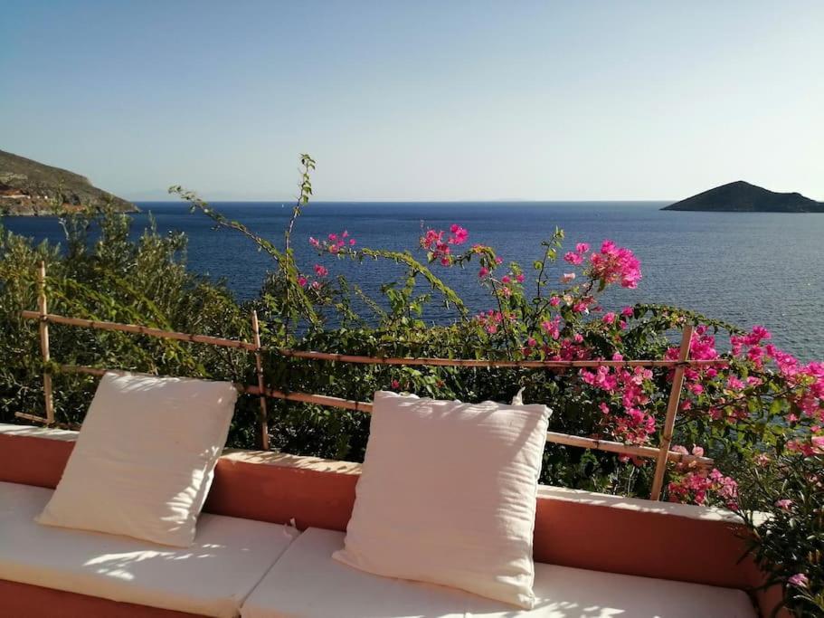 Casa Dei Melograni At Vourlidia Leros Villa Vromólithosz Kültér fotó