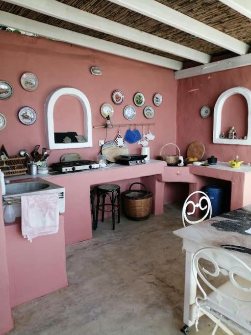 Casa Dei Melograni At Vourlidia Leros Villa Vromólithosz Kültér fotó